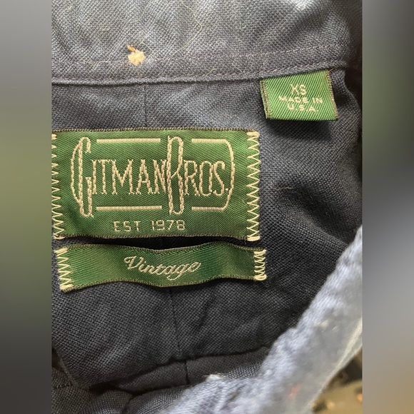 Blue button down gitmanbros shirt size XS - Picture 4 of 7